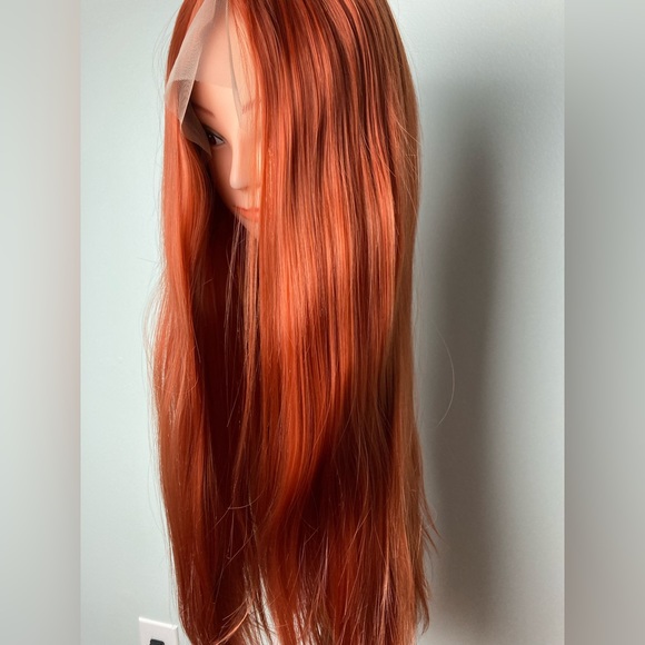 Ginger Copper Red Lace Front Wig - Picture 5 of 11